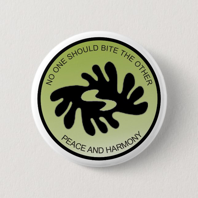 Botón de la PAZ Y de la ARMONÍA del BI del BI NKA (Anverso)