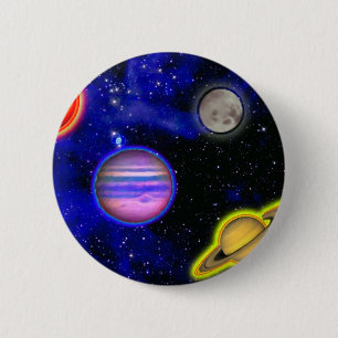 Botón de la pintura del espacio