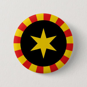 Botón de la placa de la población del Principado d