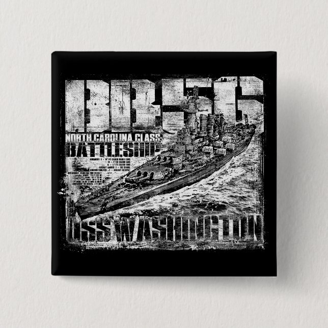 botón de la plaza Washington del buque de guerra (Anverso)