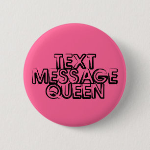 Botón de la reina del mensaje de texto
