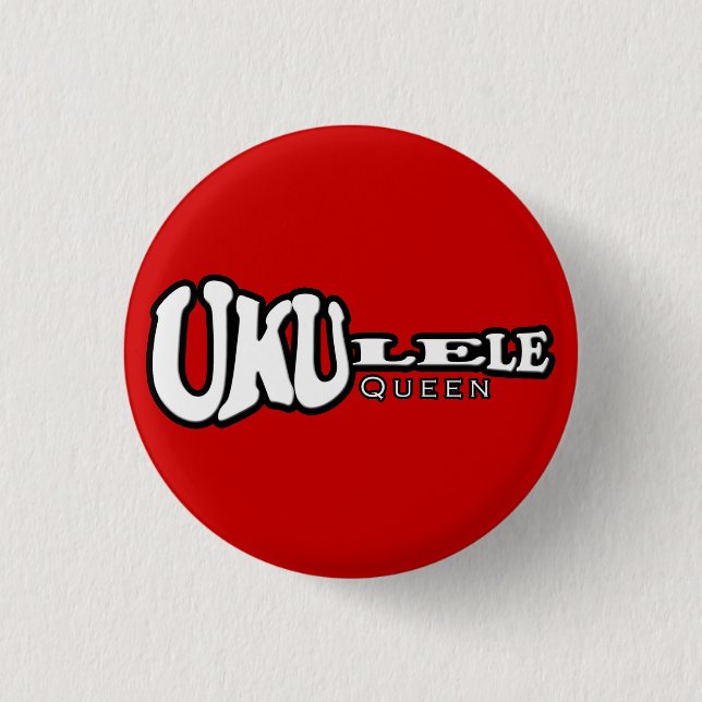 Botón de la reina del Ukulele pequeño (Anverso)
