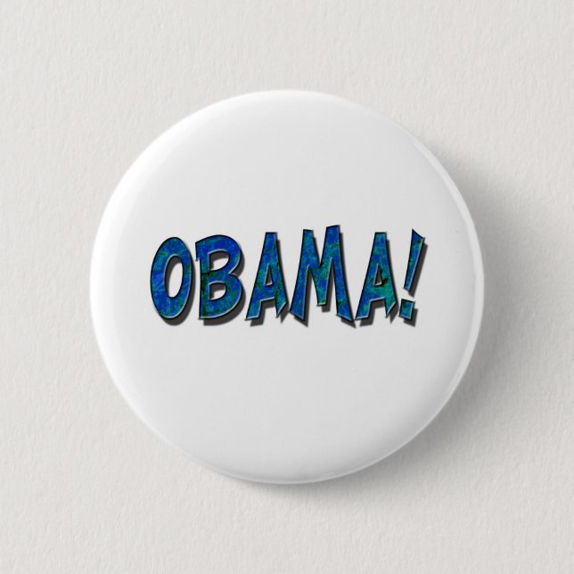 BOTÓN DE LA SALPICADURA DE OBAMA (Anverso)