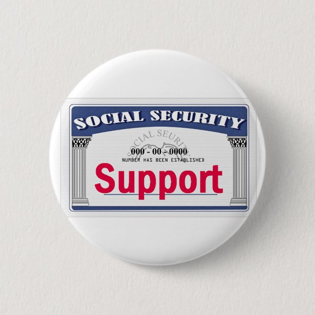 Botón de la Seguridad Social (Anverso)