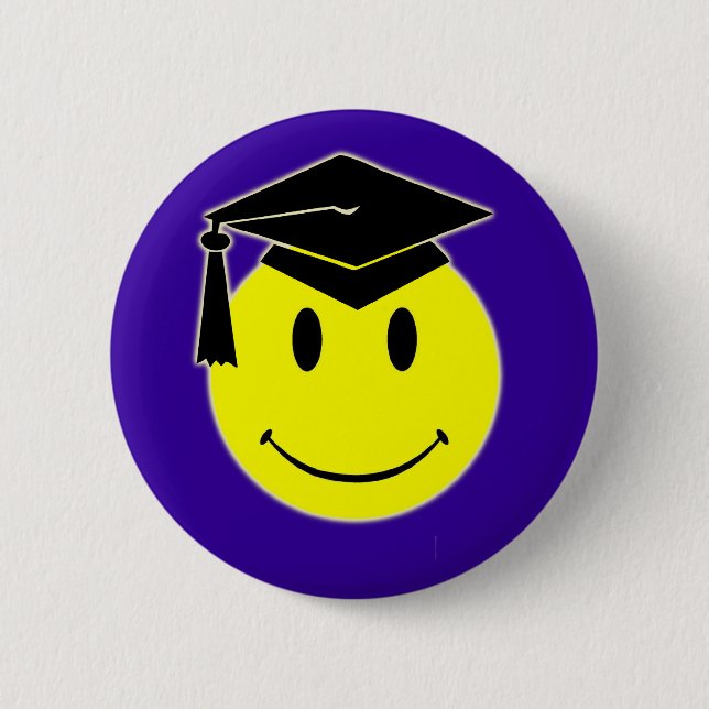 Botón de la sonrisa de la graduación (Anverso)