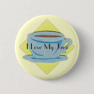 Botón de la taza de café