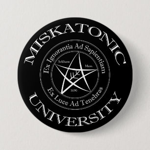 botón de la Universidad de Miskatonic