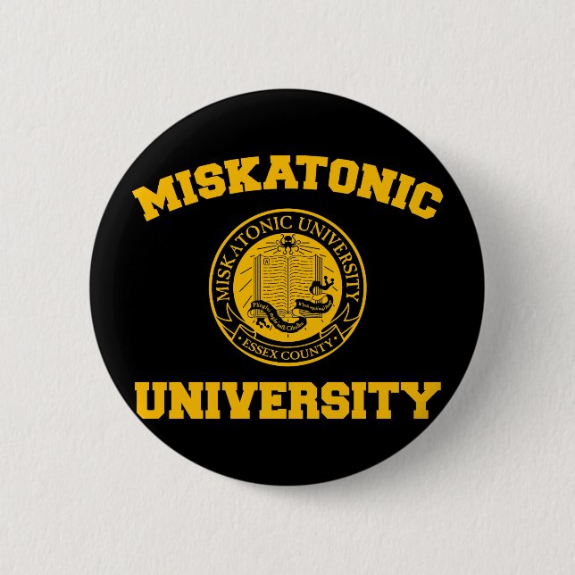 Botón de la universidad de Miskatonic (Anverso)
