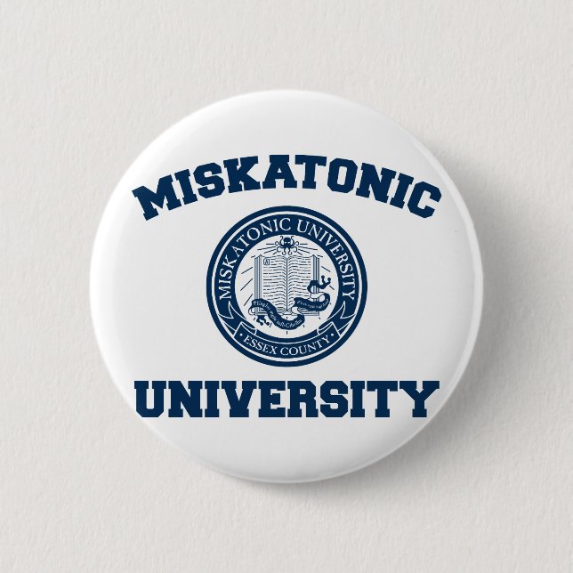 botón de la Universidad de Miskatonic (Anverso)