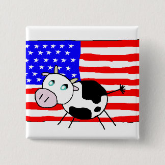 Botón de la vaca de los E.E.U.U.