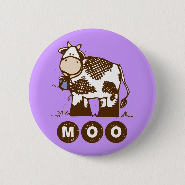 Botón de la vaca del MOO (Anverso)