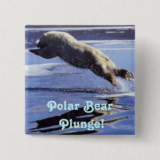 Botón de la zambullida del oso polar