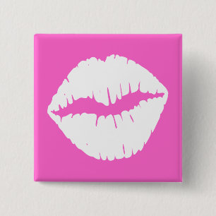 Botón de Labios Blancos