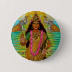 Botón de Lakshmi de la diosa