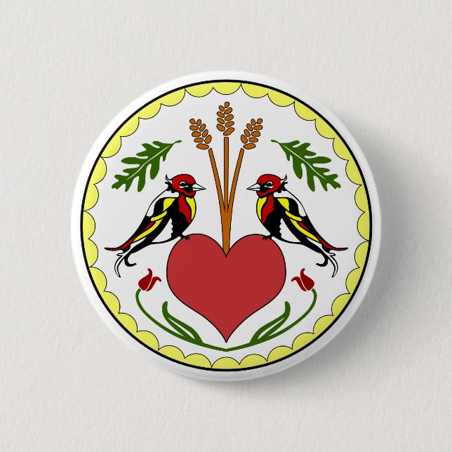 Botón - de largo, maleficio feliz de la relación (Anverso)