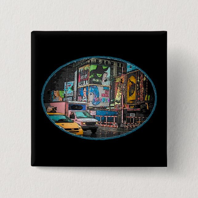 Botón de las carteleras del Times Square (Anverso)