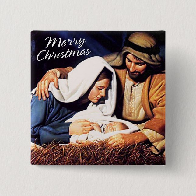 Botón de las Felices Navidad (Anverso)