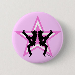 Botón de las vaqueras P de la estrella