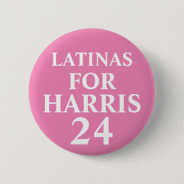 Botón de Latinas por Harris