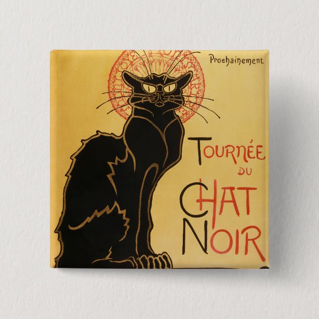 Botón de Le Chat Noir (Anverso)