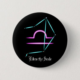 Botón de lira de constelación de zodiaco