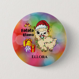 Botón de Llama de Navidad