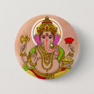Botón de Lord Ganesha
