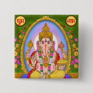 Botón de Lord Ganesha