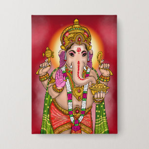 Botón de Lord Ganesha