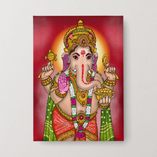 Botón de Lord Ganesha