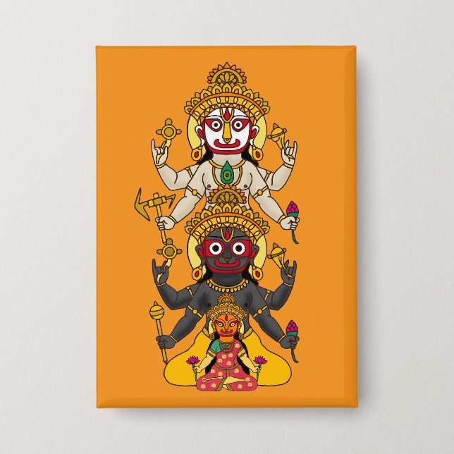 Botón de Lord Jagannath (Anverso)