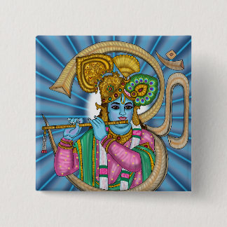 Botón de Lord Krishna
