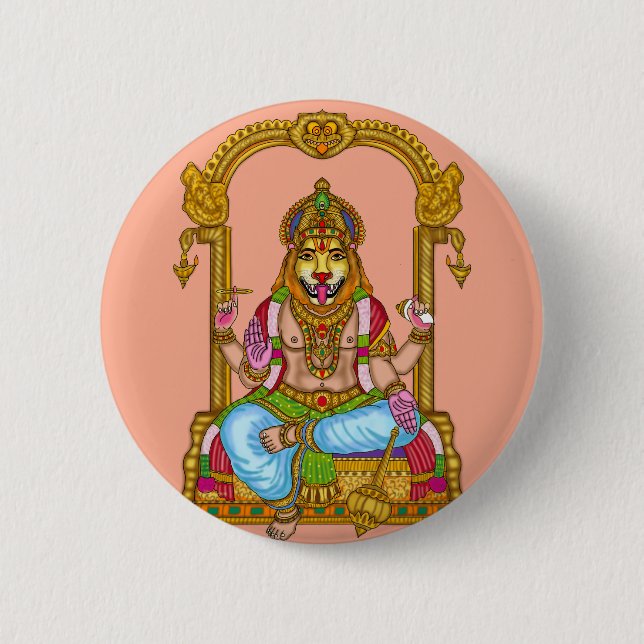 Botón de Lord Narasimha (Anverso)