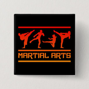 Botón de los artes marciales