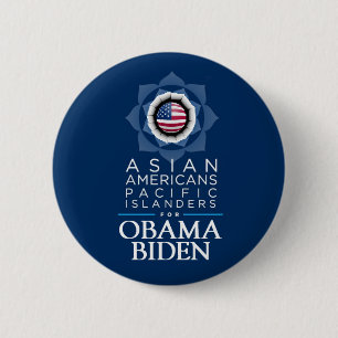 Botón de los ASIÁTICOS de Obama Biden