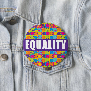 Botón de los derechos humanos de la diversidad de