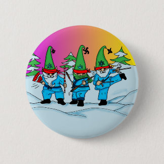 Botón de los duendes de Ninja del navidad