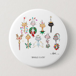 Botón de los GATOS del TINTINEO