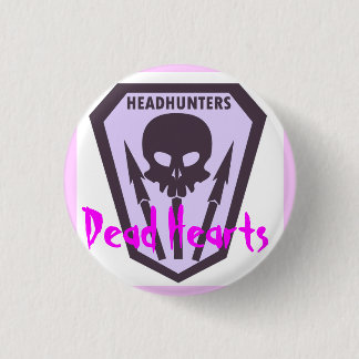 Botón de los Headhunters - corazones muertos