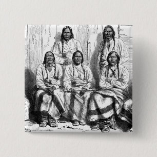 botón de los indios americanos