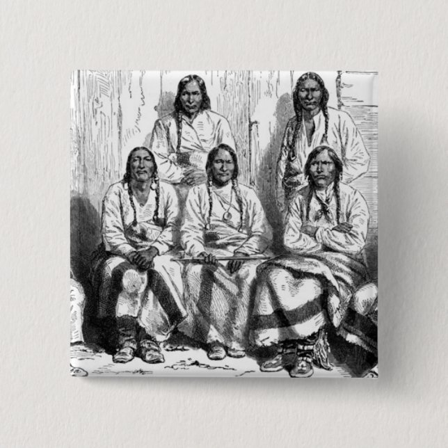 botón de los indios americanos (Anverso)