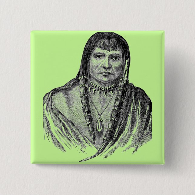 botón de los indios americanos (Anverso)