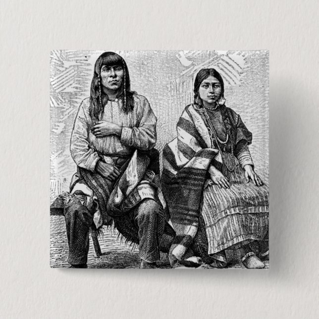 botón de los indios americanos (Anverso)