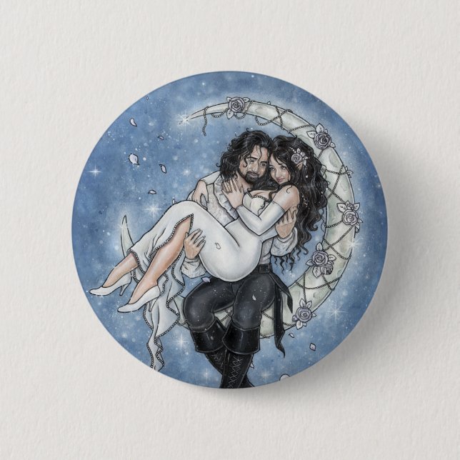 Botón de los jinetes de la luna (Anverso)