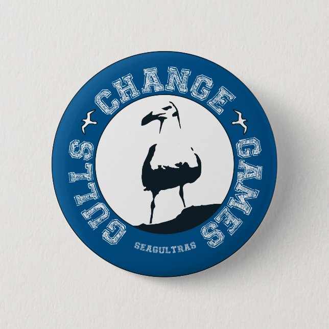 Botón de los juegos del cambio de las gaviotas (Anverso)