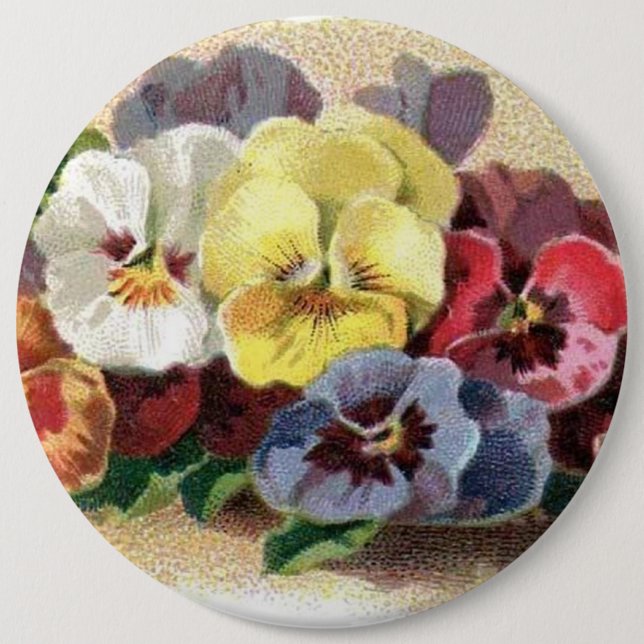 Botón de los pensamientos del vintage (Anverso)