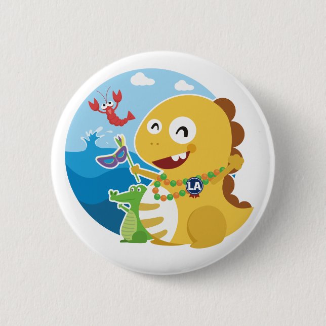 Botón de Luisiana VIPKID (Anverso)