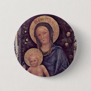 Botón de Madonna y del niño