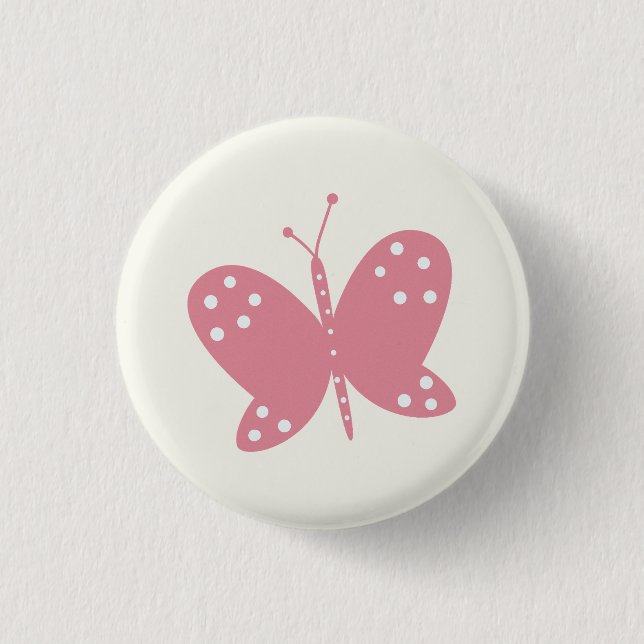 Botón de Mariposa Roja (Anverso)
