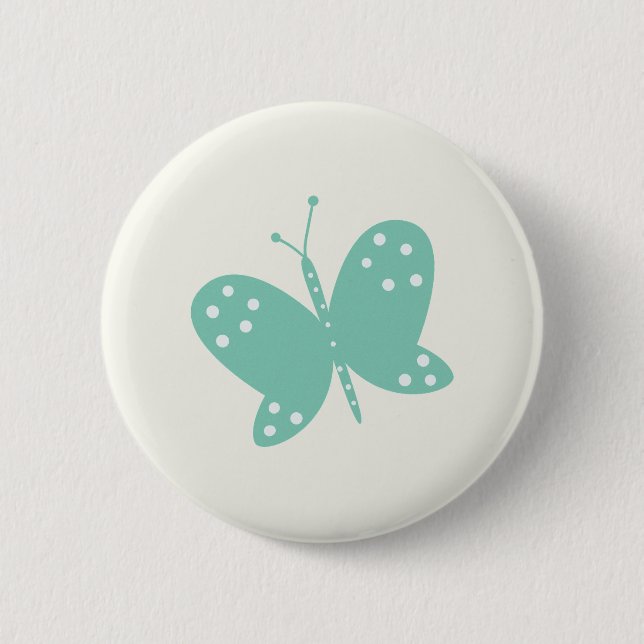 Botón de Mariposa Verde (Anverso)